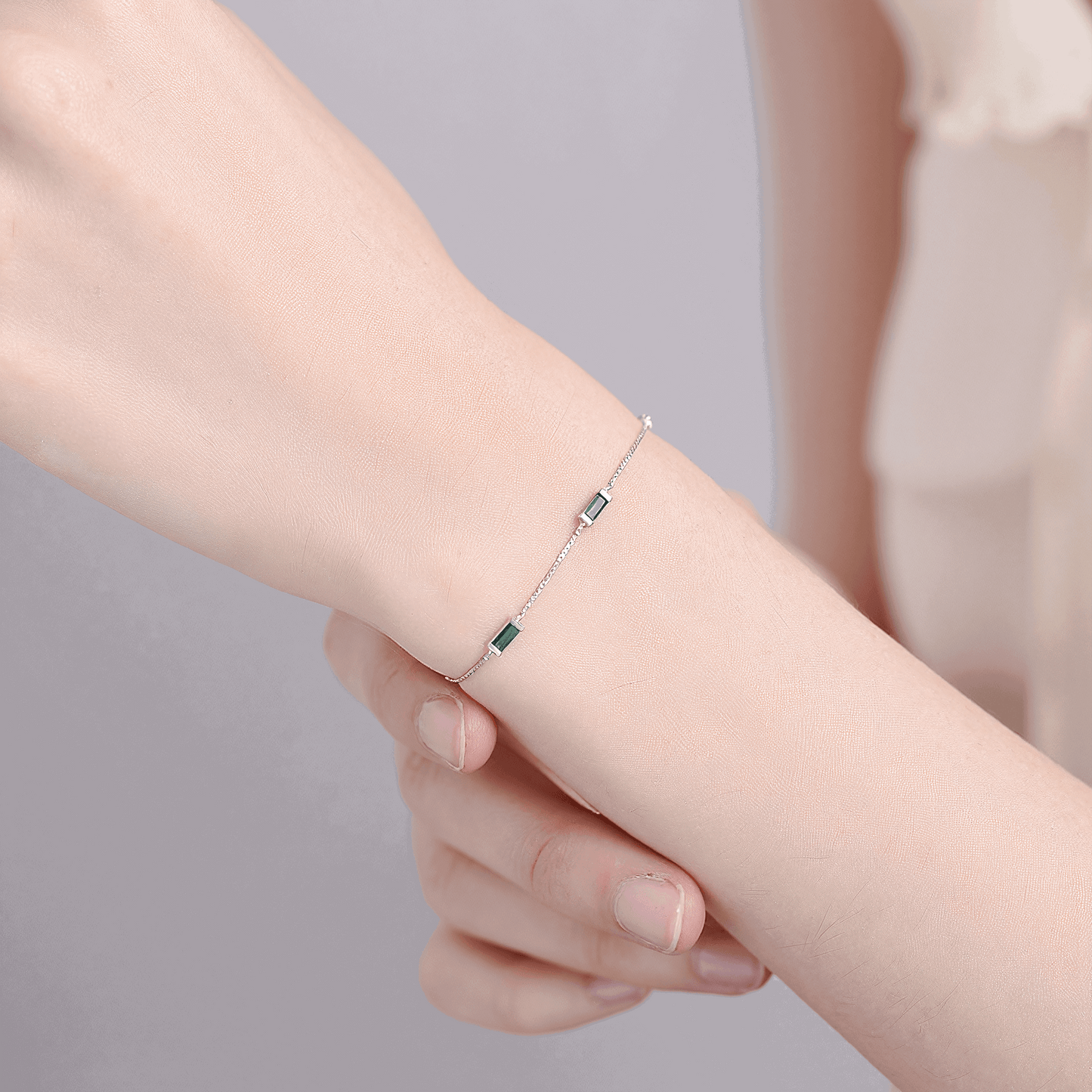Silver_Gemstone_Bracelet_2 - Li’s Jewelry