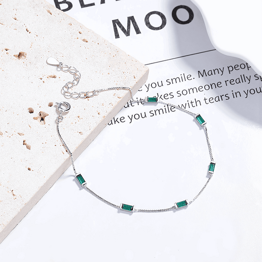 Silver_Gemstone_Bracelet - Li’s Jewelry