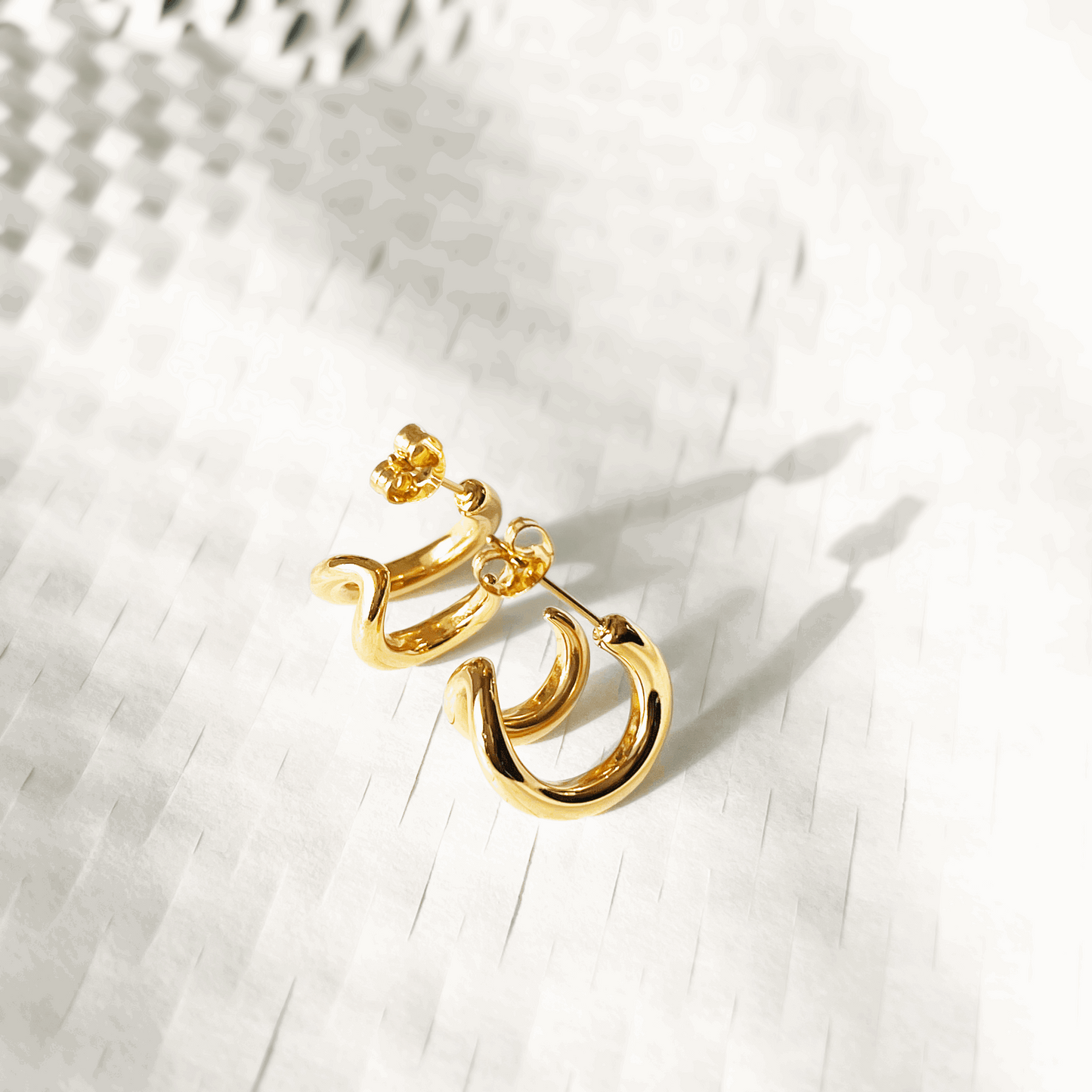 Yellow_Gold_Double_Hoop - Li’s Jewelry