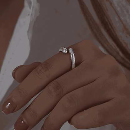 Gemstone_Wrap_Ring_Silver - Li’s Jewelry
