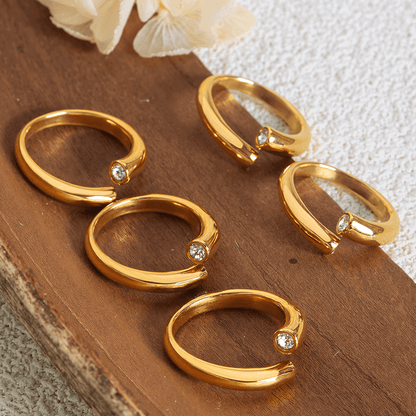 Gemstone_wrap_ring_gold_2 - Li’s Jewelry