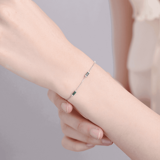 Silver_Gemstone_Bracelet_2 - Li’s Jewelry